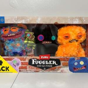 Fuggler Chaos Crew 4-Pack Multipack Walmart Exclusive Plush Monsters Set